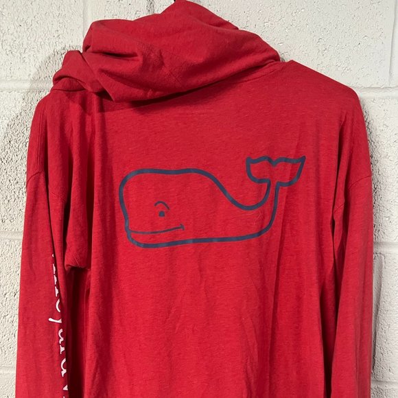 Vinyard Vines - Red Hoodie Tee (Small) - Picture 6 of 6